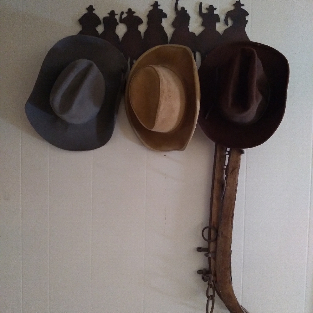 Vintage kids cowboy hats